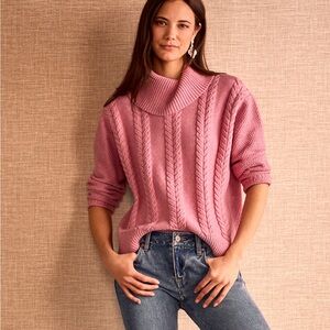 Cabi Blush Turtleneck size Medium